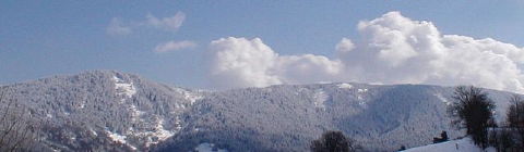 Neige et nuages